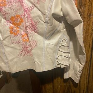 Floral Embroidered Women's Jacket